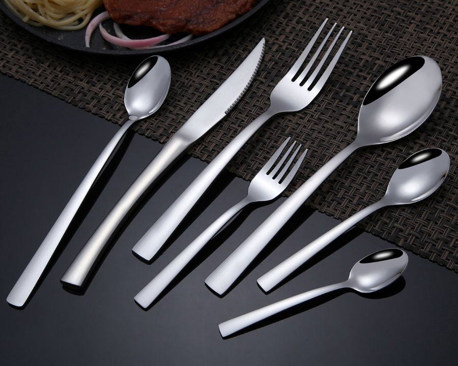 2565  stainless steel metal mirror novel personalized french banquet cutlery